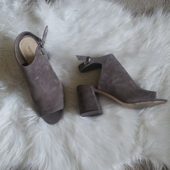 Nine West Shoes - Suede Nine West chunky heels